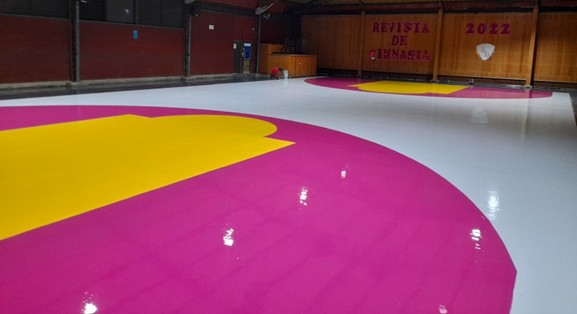 Pintura cancha deportiva KJM