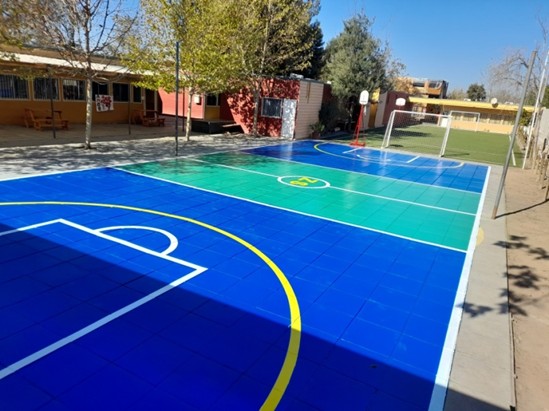 Pintura cancha deportiva KJM